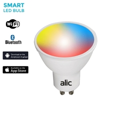 Lampara SMART LED DICROICA GU10 5w Wifi Bluetooth RGB - comprar online