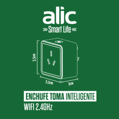 Enchufe Smart WIFI ALIC - CENTRAL DE ILUMINACION