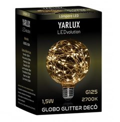 Lampara Led Globo Glitter Brillante G120 Luz Calida 1.5w - comprar online
