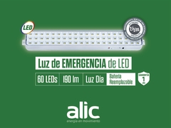 Luz Emergencia 60Leds ALIC en internet