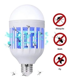 Lampara LED 12w Mata mosquitos 2en1