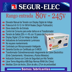 12kva Elevador de Tensión Manual Eleva desde los 80v - comprar online