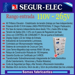 66KVA R110-265V KIT ELEVADOR ESTABILIZADOR TRIFASICO en internet