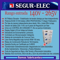 72KVA R140-265V KIT ELEVADOR ESTABILIZADOR TRIFASICO en internet