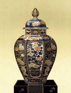 Oriental Blue Vase II - Artista Desconhecido na internet