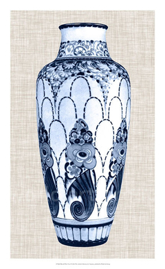 gravura vaso porcelana asiática