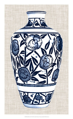 quadro vaso oriental