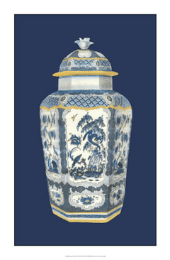 Asian Urn in Blue & White II- Vision Studio na internet