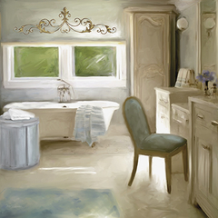 2 Gravuras French Sink e French Bath - Carol Robinson - comprar online