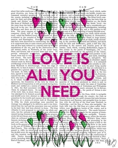 Love Is All You Need Illustration - Fab Funky na internet