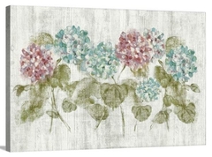 gravura de flores em tom pastel