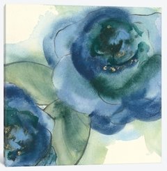 poster flores azul
