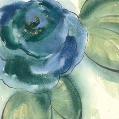 Gravura de Flores Azul