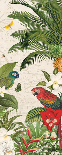 quadro de aves tropicais