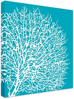 gravura coral mar para quadro