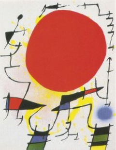 Le Soleil Rouge - Joan Miró