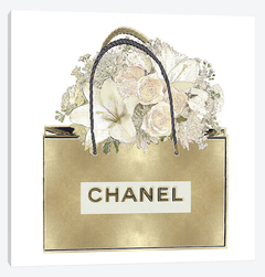 Gold Bag With Floral Bouquet - Madeline Blake na internet