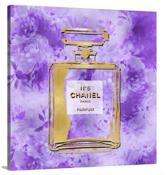 Gold Perfume on Purple Flowers - Madeline Blake na internet