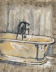 2 Gravuras - Antique Bath I e II - Ruth Bush na internet