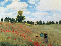 Wild Poppies, Near Argenteuil, 1873 - Claude Monet