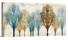 gravura de árvores