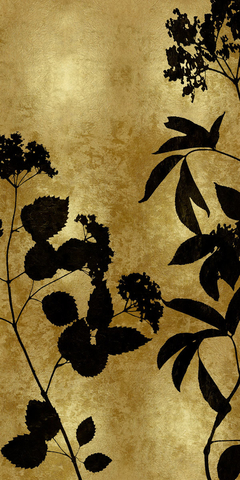 Nature Panel Black on Gold II - Danielle Carson - comprar online