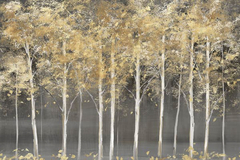 Poster paisagem com árvores