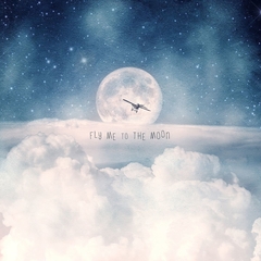 Moonrise Over the Clouds - Paula Belle Flores