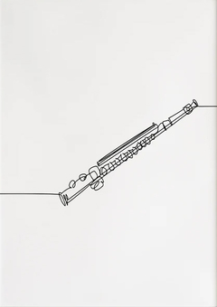 gravura Flauta
