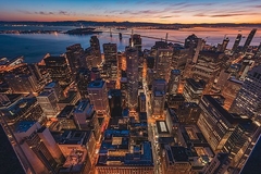 Morning Look Down San Francisco - Bruce Getty