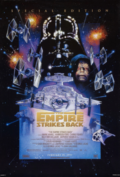 Poster Filme Star Wars Império Contra Ataca Edição Especial