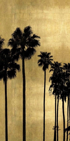 Palm Silhouette on Gold I - Kate Bennett - comprar online