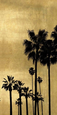 Palm Silhouette on Gold II - Kate Bennett