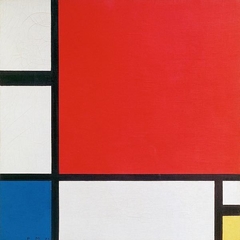 Composition II in Red, Blue, and Yellow - Piet Mondrian