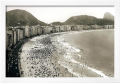 Fotografia Com Moldura Rio Antigo - Praia de Copacabana II - comprar online