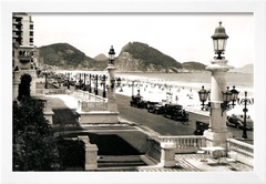 Fotografia Com Moldura Rio Antigo - Praia de Copacabana - comprar online