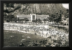 Fotografia Com Moldura Rio Antigo - Praia Vermelha na internet