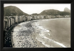 Fotografia Com Moldura Rio Antigo - Praia de Copacabana II