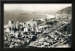 Fotografia Com Moldura Rio Antigo - Copacabana - Pictus - Quadros, Gravuras e Posters -Entrega em Todo Brasil