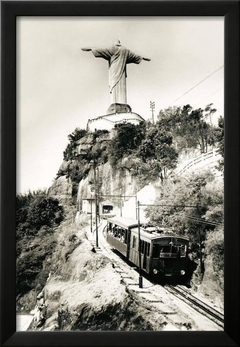 Fotografia Com Moldura Rio Antigo - Trem do Corcovado na internet