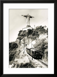 Fotografia Com Moldura Rio Antigo - Trem do Corcovado