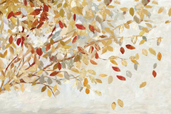 gravura árvores outono