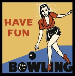 Poster Retro Series - Have Fun Bowling - comprar online