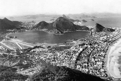 fotografia Rio antigo Lagoa Rodrigo de Freitas