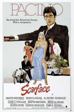 quadro cinema filme Scarface