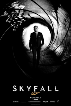 poster cartaz de cinema 007 sky fall