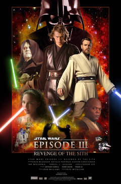 Pôster Cinema - Star Wars: Revenge of the Sith (Episode III)