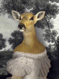 poster pop surrealismo animais