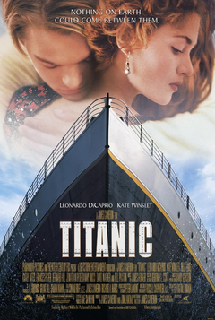 poster cartaz de cinema Titanic