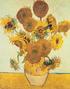 poster girassol do van gogh